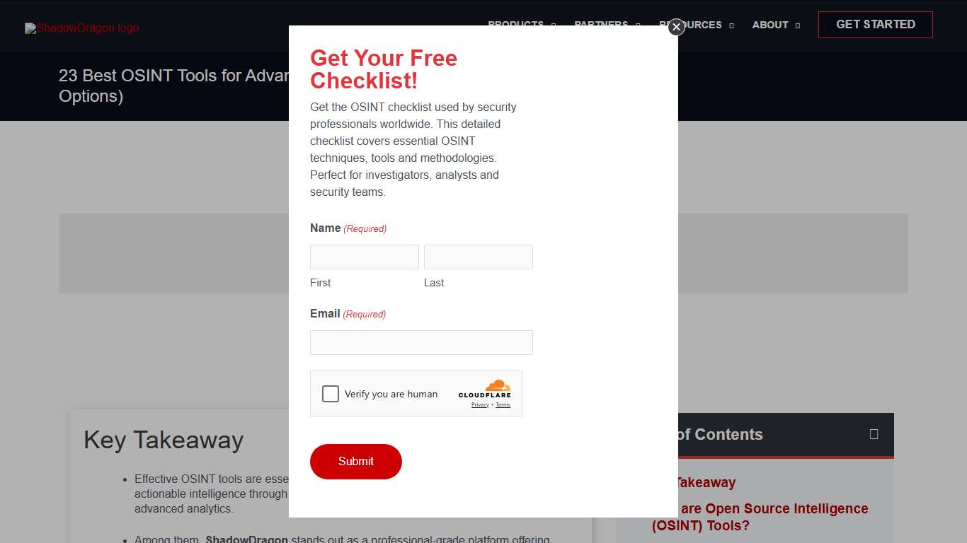 Best OSINT Tools for Intelligence Gathering (2026) Free and Paid - ShadowDragon.io